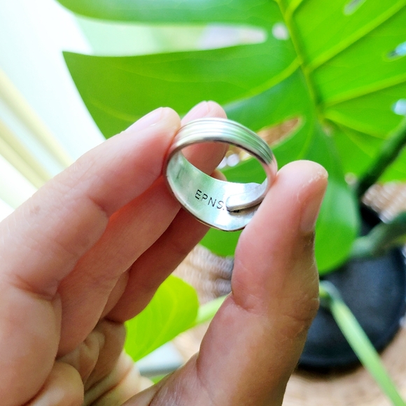 Vintage Silver Spoon Ring, size 7.5 - Picture 10 of 11